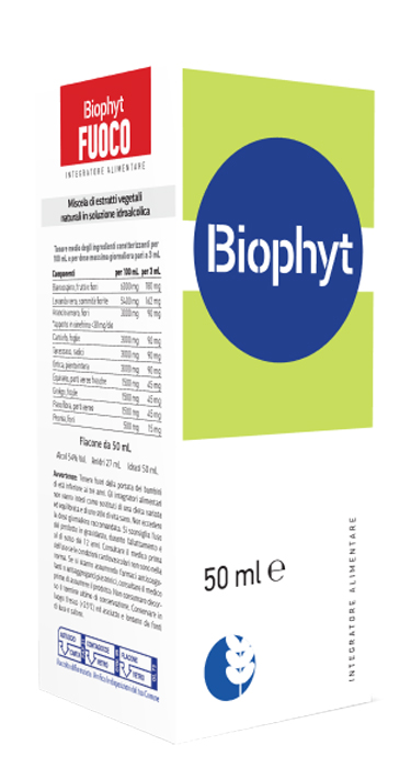 BIOPHYT FUOCO 50 ML SOLUZIONE IDROALCOLICA - Farmacia Mastrangelo 