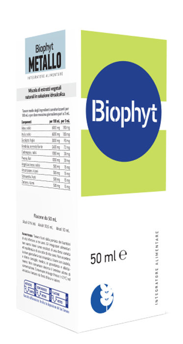 BIOPHYT METALLO 50 ML SOLUZIONE IDROALCOLICA - Farmacia Mastrangelo 