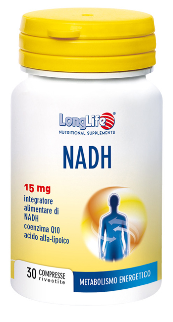 LONGLIFE NADH CON Q10 30 COMPRESSE - Farmacia Mastrangelo 