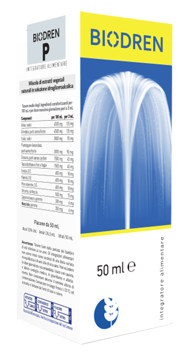 BIODREN P SOLUZIONE IDROALCOLICA 50 ML - Farmacia Mastrangelo 