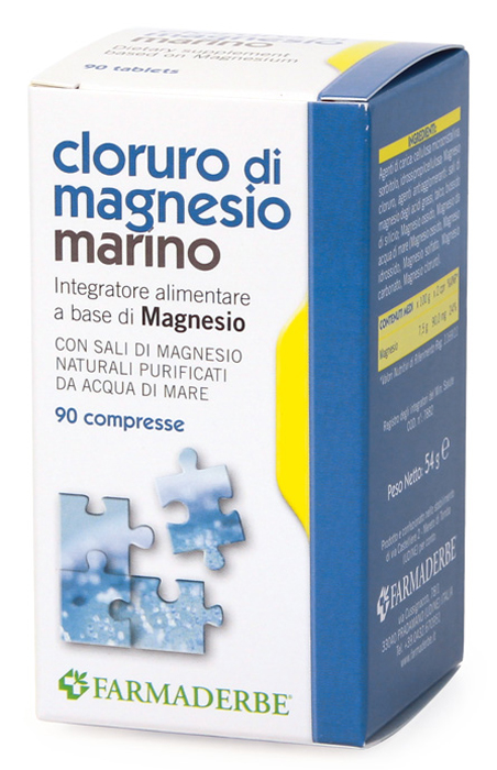 CLORURO DI MAGNESIO MARINO 90 COMPRESSE - Farmacia Mastrangelo 
