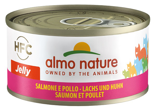 ALMO NATURE CAT SALMONE POLLO 70 G - Farmacia Mastrangelo 