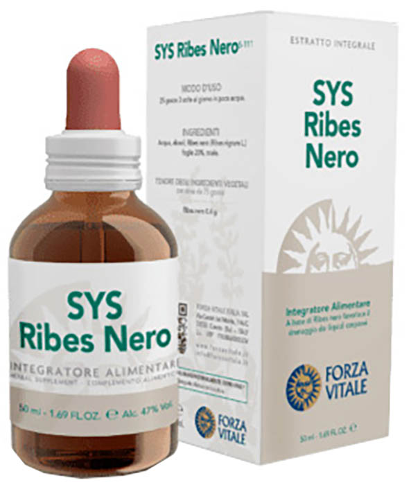 SYS RIBES NERO GOCCE 50 ML - Farmacia Mastrangelo 
