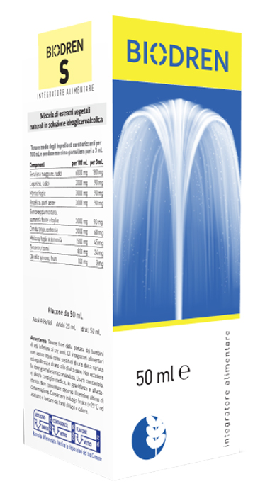 BIODREN S SOLUZIONE IDROALCOLICA 50 ML - Farmacia Mastrangelo 