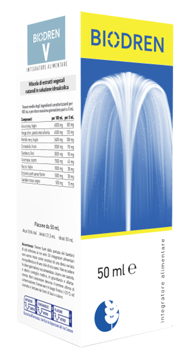 BIODREN V 50 ML SOLUZIONE IDROALCOLICA - Farmacia Mastrangelo 