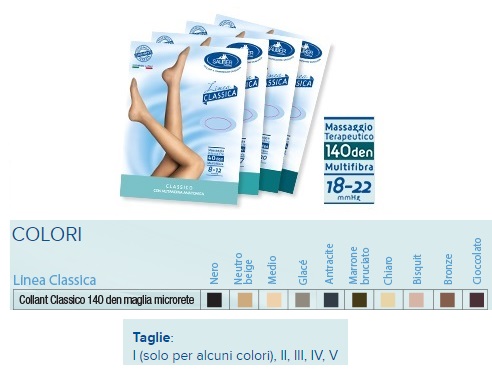 SAUBER COLLANT 140 DENARI MAGLIA MICRORETE BISQUIT 4 LINEA CLASSICA - Farmacia Mastrangelo 