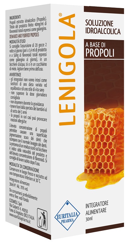 LENIGOLA SOLUZIONE IDROALCOLICA PROPOLI 30 ML - Farmacia Mastrangelo 