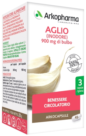 ARKO CAPSULE AGLIO 45 CAPSULE - Farmacia Mastrangelo 