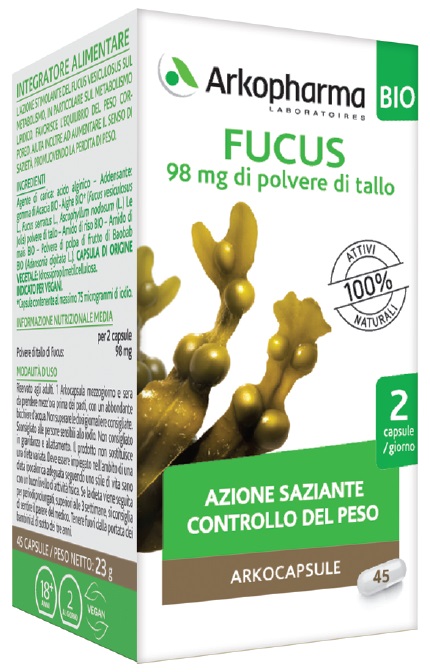ARKO CAPSULE FUCUS BIO 45 CAPSULE - Farmacia Mastrangelo 