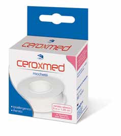 CEROTTO ADESIVO IN ROCCHETTO CEROXMED IN TESSUTO NON TESSUTO AERATO IPOALLERGENICO BIANCO 500X1,25 CM 1 PEZZO - Farmacia Mastrangelo 