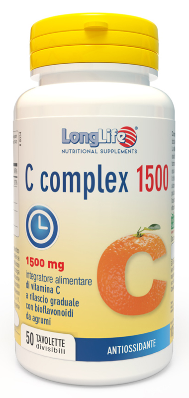 LONGLIFE C COMPLEX 1500 T/R 50 TAVOLETTE - Farmacia Mastrangelo 