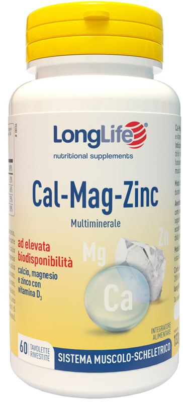 LONGLIFE CAL MAG ZINC 60 TAVOLETTE - Farmacia Mastrangelo 