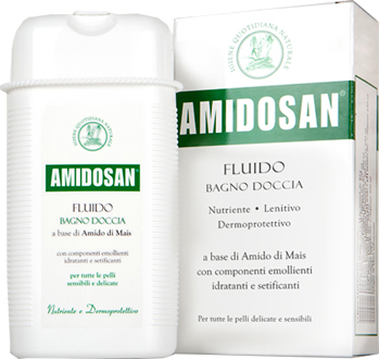 AMIDOSAN FLUIDO BAGNO DOCCIA NUTRIENTE LENITIVO RINFRESCANTE 300 ML - Farmacia Mastrangelo 