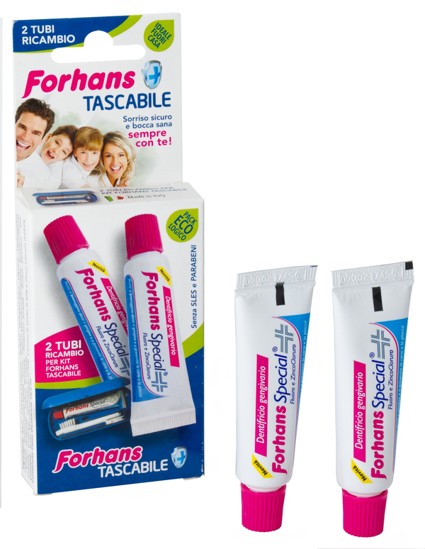 FORHANS SP DENTIF RIC 2TUBI - Farmacia Mastrangelo 