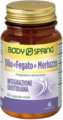 BODY SPRING OLIO MERLUZZO 100 CAPSULE - Farmacia Mastrangelo 