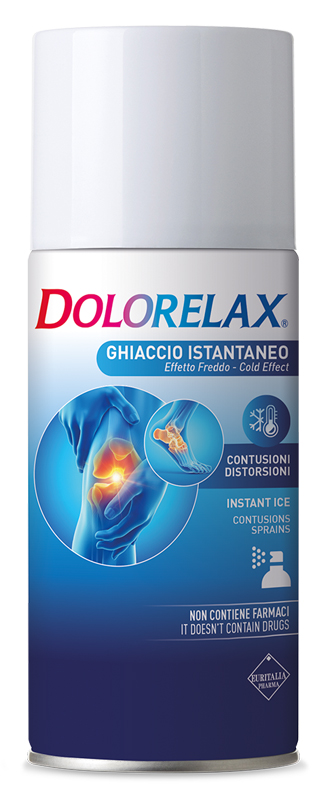 DOLORELAX ICE GHIACCIO ISTANTANEO SPRAY BOMBOLETTA CAPIENZA 150 ML - Farmacia Mastrangelo 