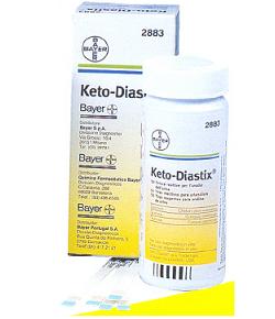 STRISCE MISURAZIONE GLICOSURIA E CHETONURIA KETODIASTIX 50 PEZZI - Farmacia Mastrangelo 