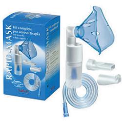 KIT COMPLETO PRONTEX RAPID MASK PER AEROSOLTERAPIA CON AMPOLLA PLASTICA +MASCHERA PER ADULTI +TUBO PRESSIONE +ACCESSORIO NASALE +BOCCHERUOLA - Farmacia Mastrangelo 