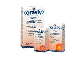 ORASIV SUPER POLVERE ADESIVA CLINICA PER PROTESI DENTALI 125 G - Farmacia Mastrangelo 