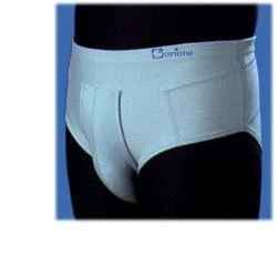 ORIONE 515 CINTOSLIP ERNIARIO UOMO APERTO CON PELOTTE IN COTONE BIANCO 2 - Farmacia Mastrangelo 