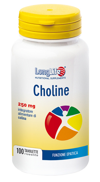 LONGLIFE CHOLINE 100 TAVOLETTE RIVESTITE - Farmacia Mastrangelo 