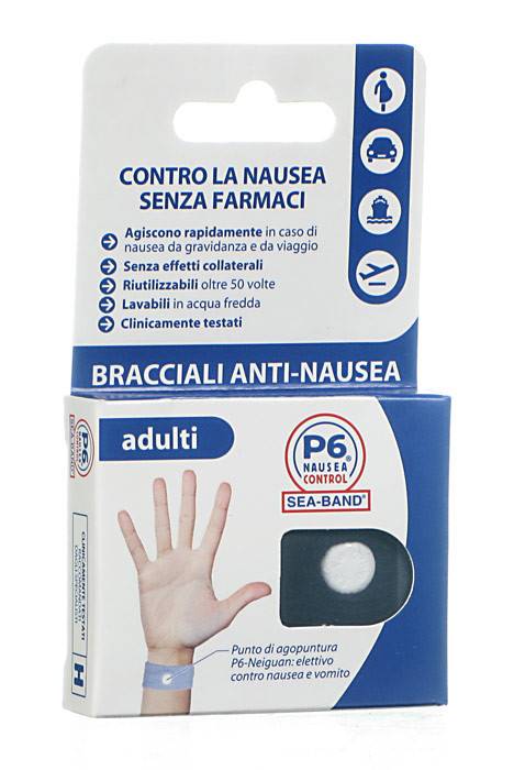 BRACCIALE ANTI NAUSEA PER ADULTI P6 NAUSEA CONTROL 2 PEZZI - Farmacia Mastrangelo 