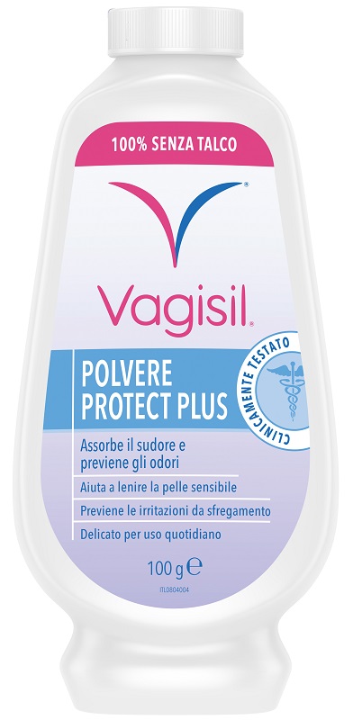 VAGISIL POLVERE PROTECT PLUS IGIENE FEMMINILE 100 G - Farmacia Mastrangelo 