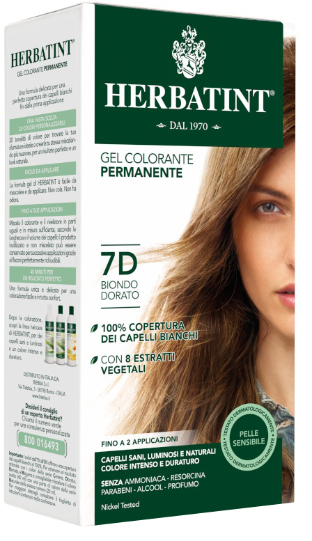 HERBATINT 7D BIONDO DORATO 150 ML - Farmacia Mastrangelo 