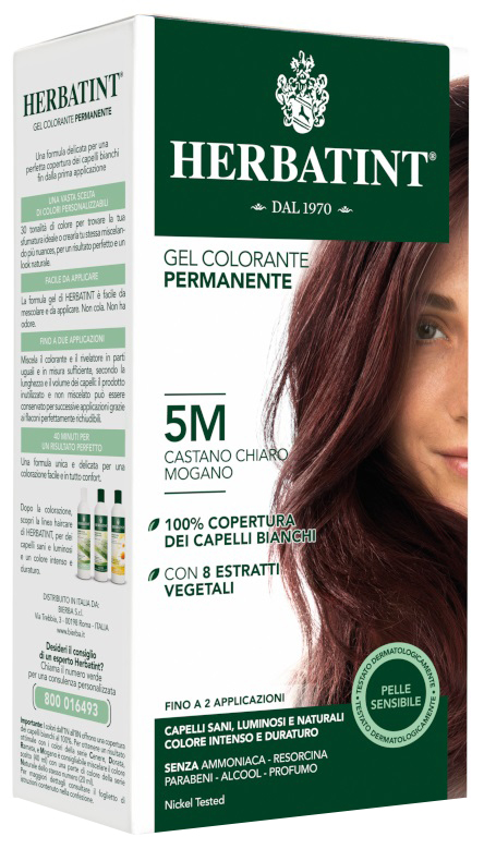 HERBATINT 5M CASTANO CHIARO MOGANO 150 ML - Farmacia Mastrangelo 