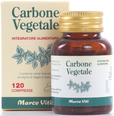 CARBONE VEGETALE 120 COMPRESSE - Farmacia Mastrangelo 