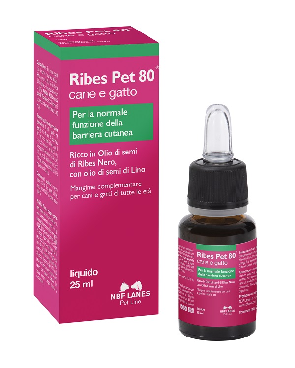 RIBES PET 80 GOCCE OLIO 25 ML CON CONTAGOCCE - Farmacia Mastrangelo 