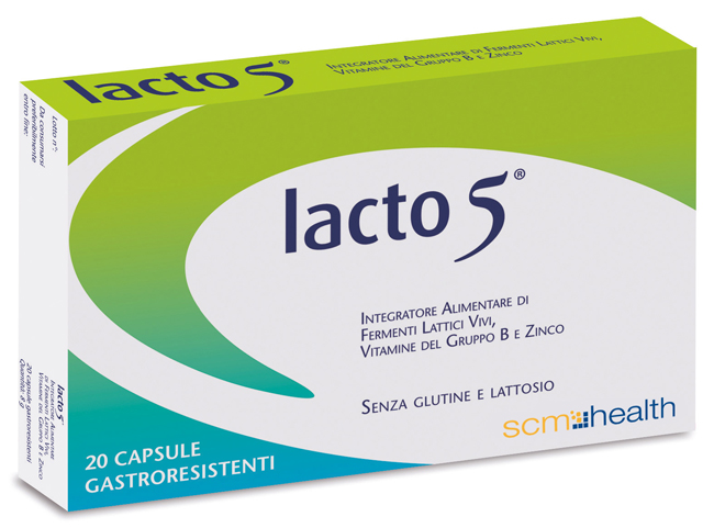 LACTO 5 20 CAPSULE - Farmacia Mastrangelo 