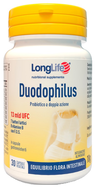 LONGLIFE DUODOPHILUS 30 CAPSULE VEGETALI - Farmacia Mastrangelo 