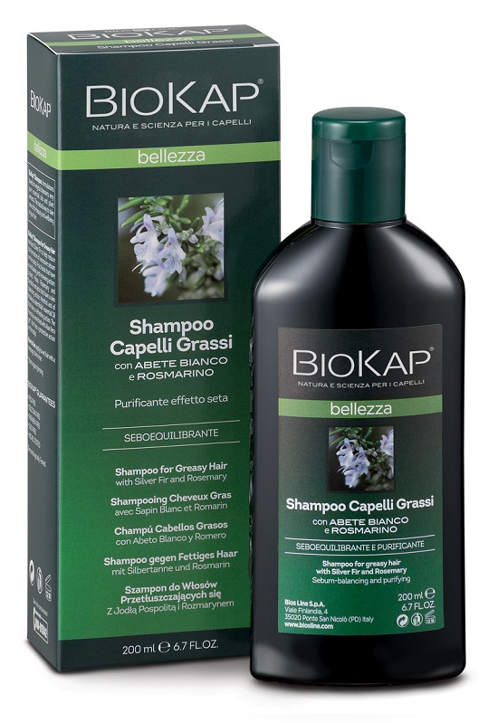 BIOKAP BELLEZZA SHAMPOO CAPELLI GRASSI 200 ML BIOSLINE - Farmacia Mastrangelo 