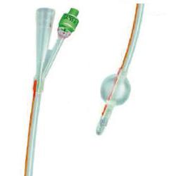CATETERE FOLEY IN SILICONE TRASPARENTE A 2 VIE CON PALLONCINO 5-10ML DIAMETRO CH24 8,00MM LUNGHEZZA 40CM - Farmacia Mastrangelo 