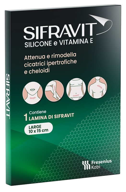 SIFRAVIT PLACCA SILICONE 15X10 CM 1 PEZZO - Farmacia Mastrangelo 