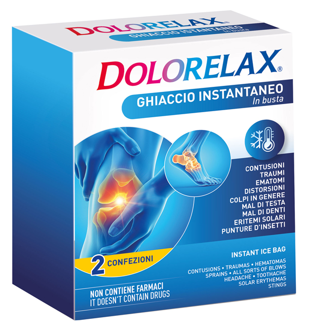 DOLORELAX ICE BAG GHIACCIO BUSTA 2 PEZZI - Farmacia Mastrangelo 
