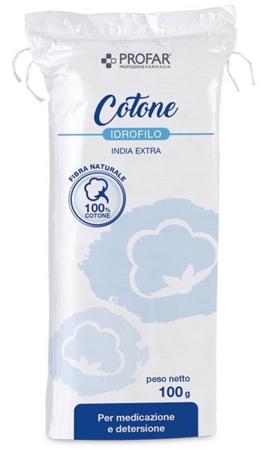 COTONE IDROFILO PROFAR INDIA EXTRA 100 G - Farmacia Mastrangelo 