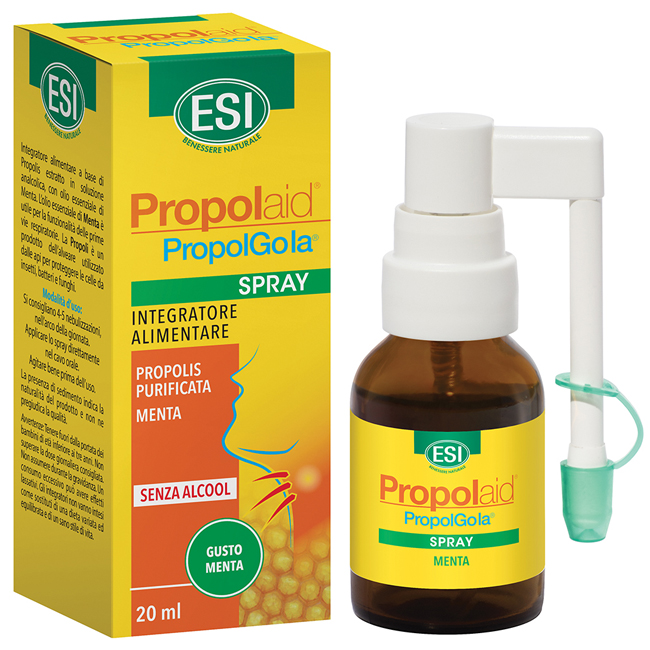 ESI PROPOLAID SPRAY GOLA ANALCOLICO MENTA 20 ML - Farmacia Mastrangelo 
