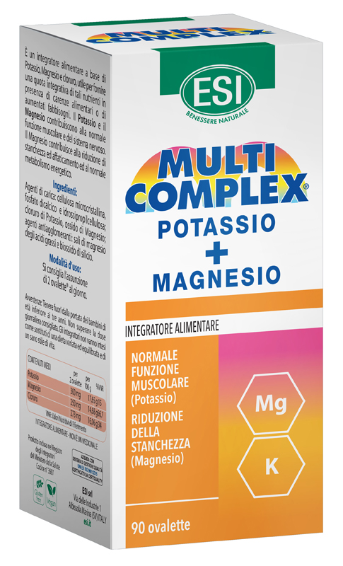 ESI MULTICOMPLEX POTASSIO MG 90 OVALETTE - Farmacia Mastrangelo 