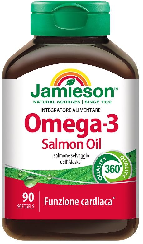 JAMIESON OMEGA 3 SALMON OIL 90 PERLE - Farmacia Mastrangelo 
