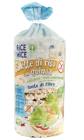 RICE&RICE GALLETTE DI RISO CON QUINOA 100 G SENZA LIEVITO - Farmacia Mastrangelo 