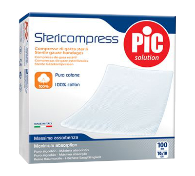 GARZA COMPRESSA STERILE 18X40CM - Farmacia Mastrangelo 