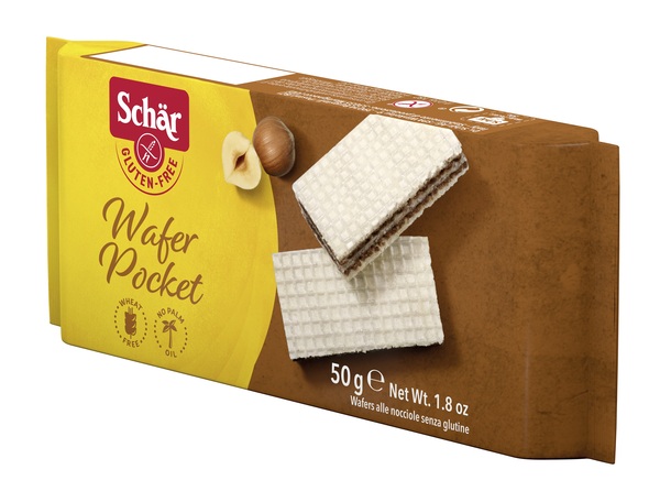 SCHAR WAFER POCKET ALLA NOCCIOLA 50 G - Farmacia Mastrangelo 