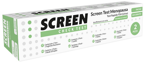 SCREEN TEST RAPIDO FSH/MENOPAUSA URINA 2 PEZZI - Farmacia Mastrangelo 