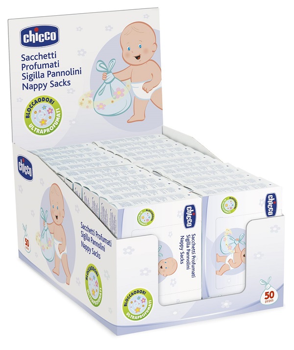 CHICCO SACCHETTI PROFUMATI PANNOLINI - Farmacia Mastrangelo 