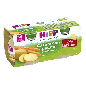 HIPP BIO HIPP BIO OMOGENEIZZATO CAROTE CON PATATE 2X80 G - Farmacia Mastrangelo 