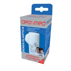 BENDA ELASTICA CEROXMED 10X450 CM CON GANCIO 1 PEZZO - Farmacia Mastrangelo 