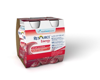 RESOURCE ENERGY FRAGOLA/LAMPONE 4 BOTTIGLIE 200 ML - Farmacia Mastrangelo 