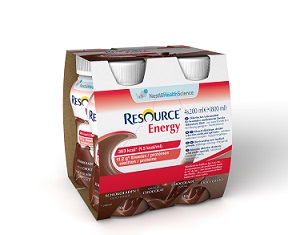 RESOURCE ENERGY CIOCCOLATO 4 BOTTIGLIE 200 ML - Farmacia Mastrangelo 